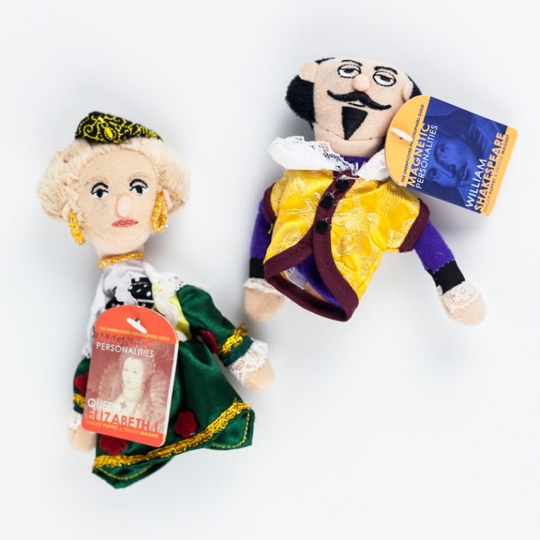 Shakespeare and Elizabeth Finger Puppets American Shakespeare Center