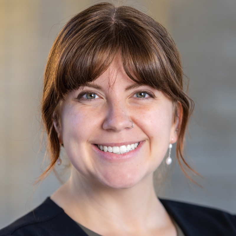 headshot of Rebecca Bailey theatre maker at the American Shakespeare Center.