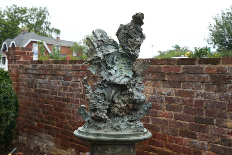 Tempest Statue Gift from the Folger Library to MBU Shakespeare & Performance Program in Staunton, VA.