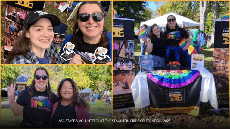 Staff & Volunteers at the Staunton Pride Celebration, 2025.