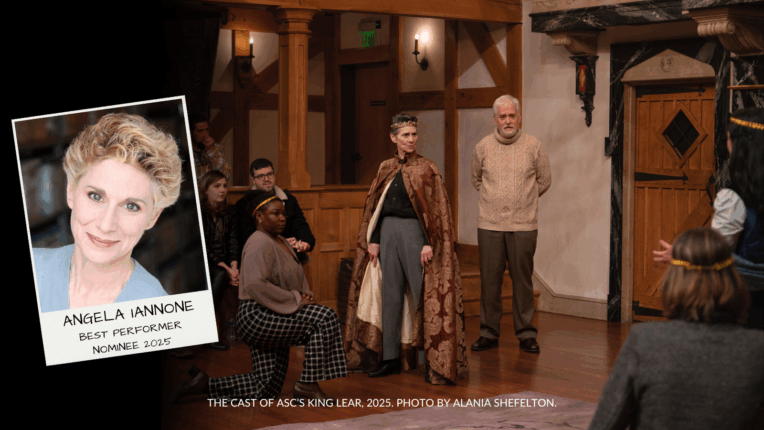 The cast of ASC’s King Lear, 2025. Photo by Alania Shefelton