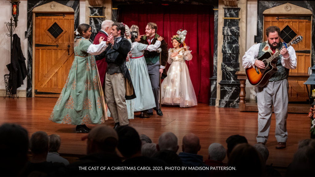 The Cast of a christmas carol 2025. Photo by madison patterson.
