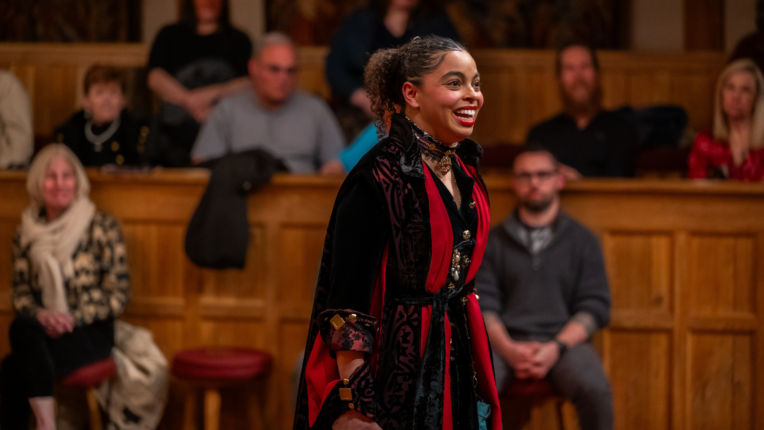 Angelique Archer in ASC's Twelfth Night 2026. Photo by Madison Patterson. 1600x900